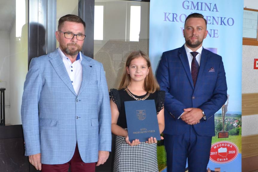 Nagrodzeni uczniowie w gminie Krościenko Wyżne