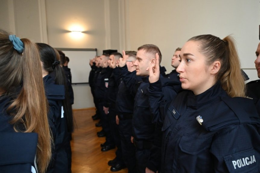 Nowi funkcjonariusze w szeregach podkarpackiej Policj