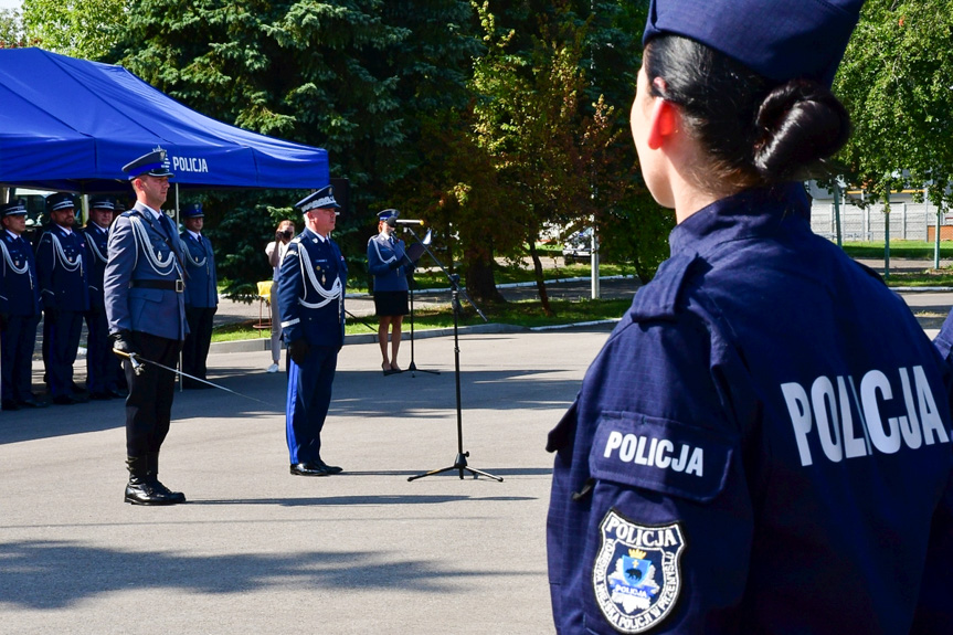 Nowo przyjęci policjanci złożyli ślubowanie