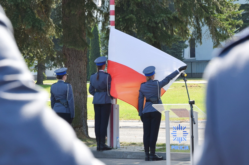 Nowo przyjęci policjanci złożyli ślubowanie