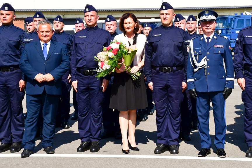 Nowo przyjęci policjanci złożyli ślubowanie