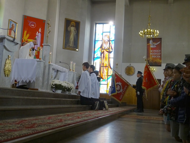 Obchody Święta Niepodległości w Łękach Dukielskich