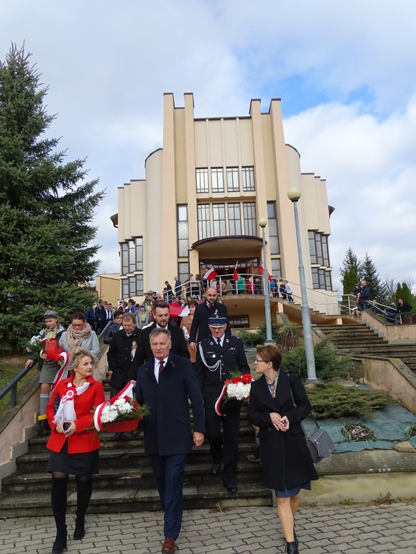 Obchody Święta Niepodległości w Łękach Dukielskich