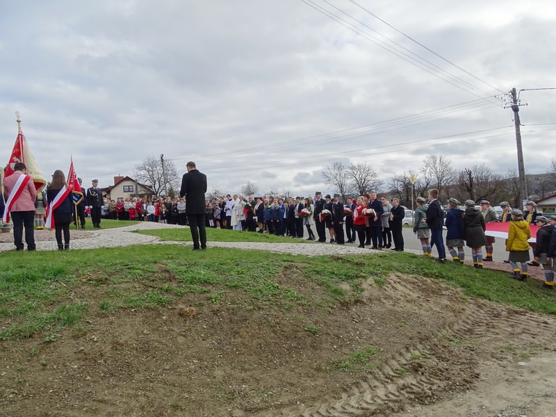 Obchody Święta Niepodległości w Łękach Dukielskich