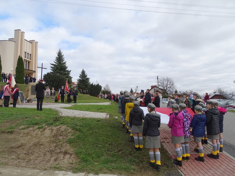 Obchody Święta Niepodległości w Łękach Dukielskich