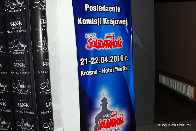 Obrady Komisji Krajowej NSZZ "Solidarność" w Krośnie