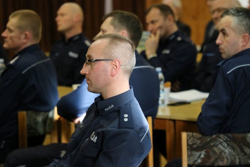 Odprawa roczna w krośnieńskiej komendzie policji