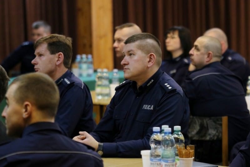 Odprawa roczna w krośnieńskiej komendzie policji