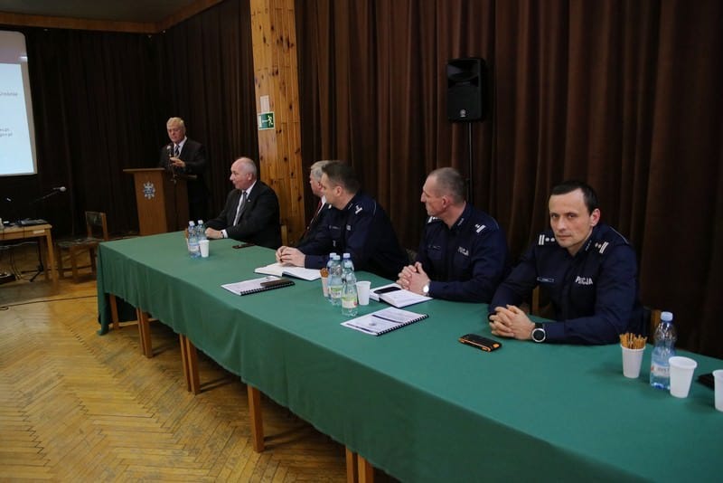 Odprawa roczna w krośnieńskiej komendzie policji