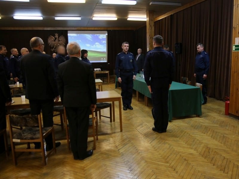 Odprawa roczna w krośnieńskiej komendzie policji