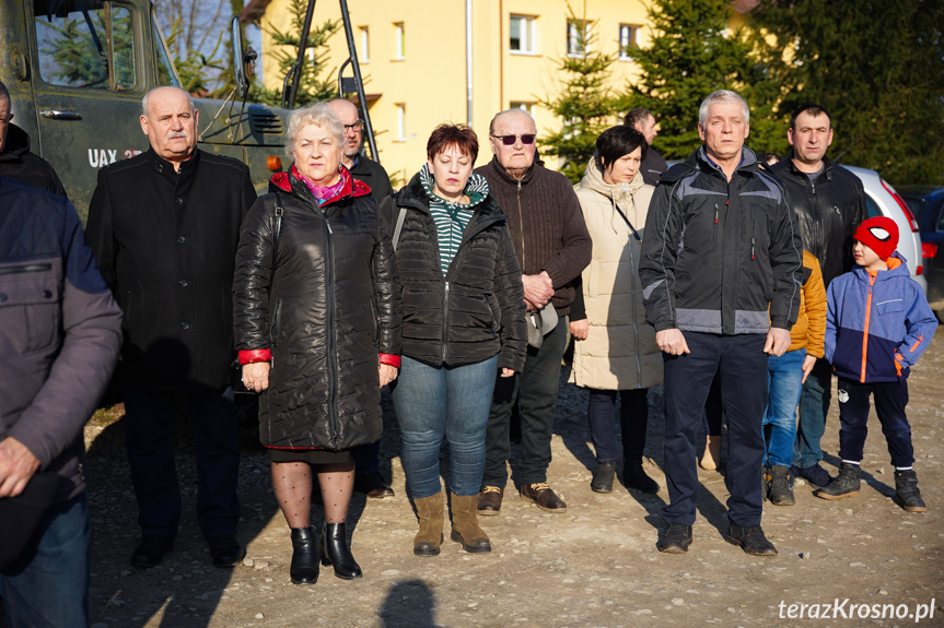 Odsłonięcie pomnika Ignacego Łukasiewicza w Zręcinie