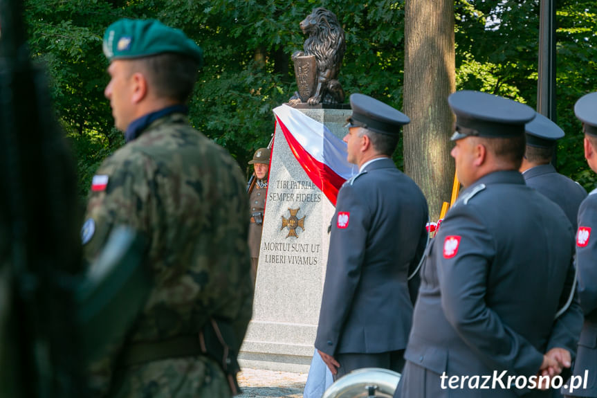 Odsłonięcie pomnika Szlaku Orląt Lwowskich