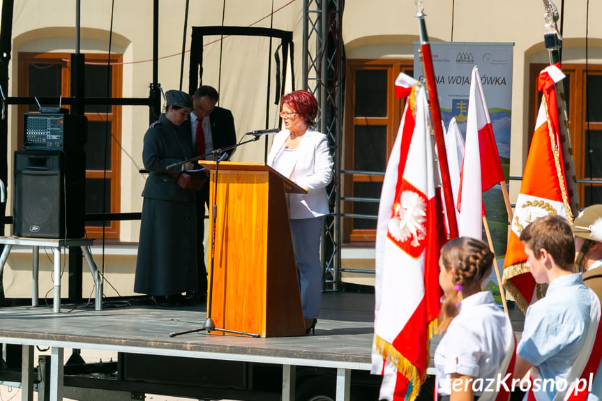 Odsłonięcie pomnika Szlaku Orląt Lwowskich