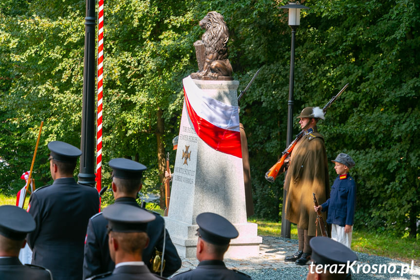 Odsłonięcie pomnika Szlaku Orląt Lwowskich