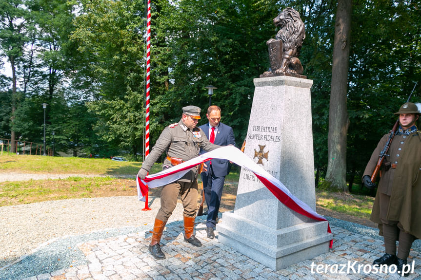 Odsłonięcie pomnika Szlaku Orląt Lwowskich