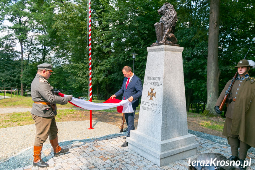 Odsłonięcie pomnika Szlaku Orląt Lwowskich