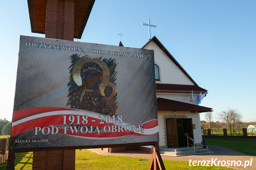 Odsłonięcie pomnika w Niżnej Łące