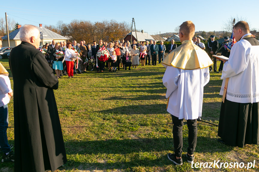 Odsłonięcie pomnika w Niżnej Łące