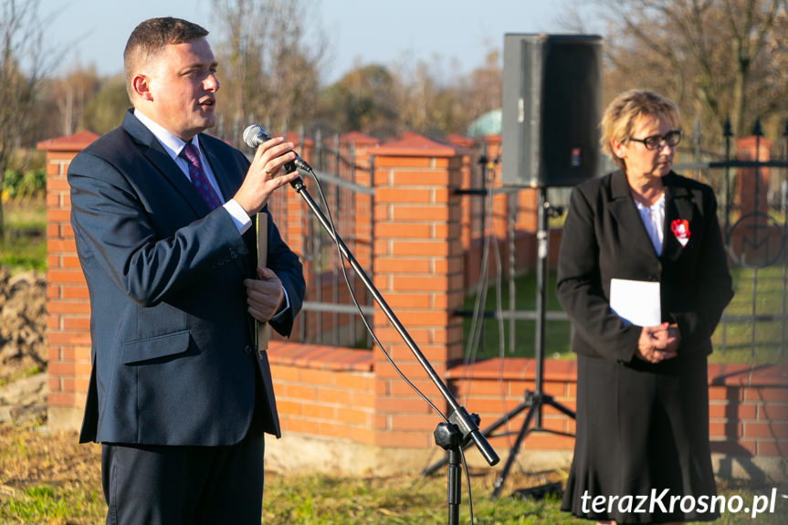 Odsłonięcie pomnika w Niżnej Łące