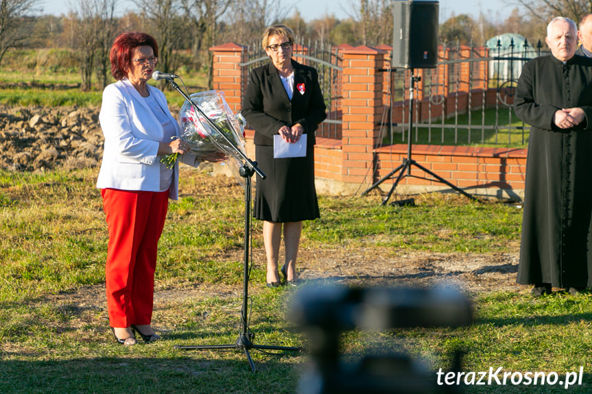 Odsłonięcie pomnika w Niżnej Łące