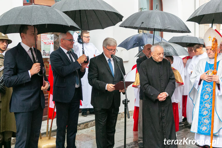 Odsłonięcie tablicy upamiętniającej dr Kamila Bogackiego