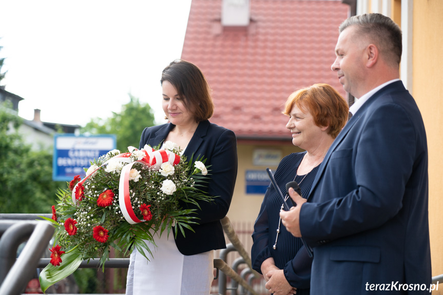 Odsłonięcie tablicy w Korczynie