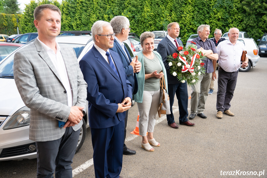 Odsłonięcie tablicy w Korczynie