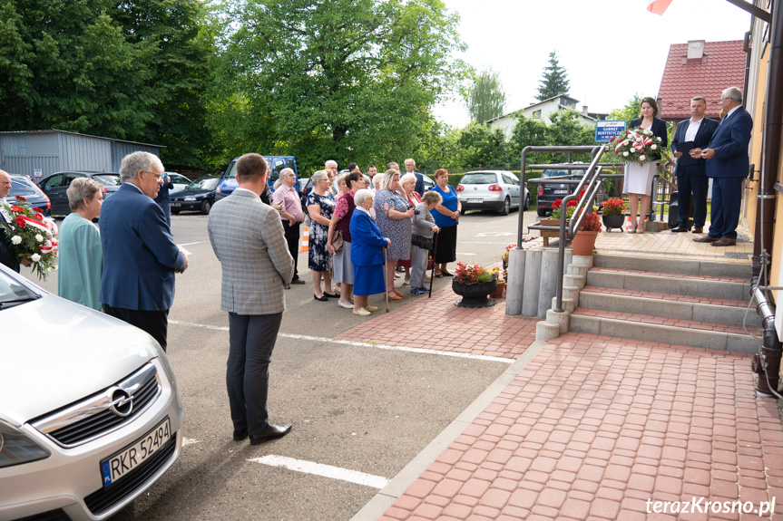 Odsłonięcie tablicy w Korczynie