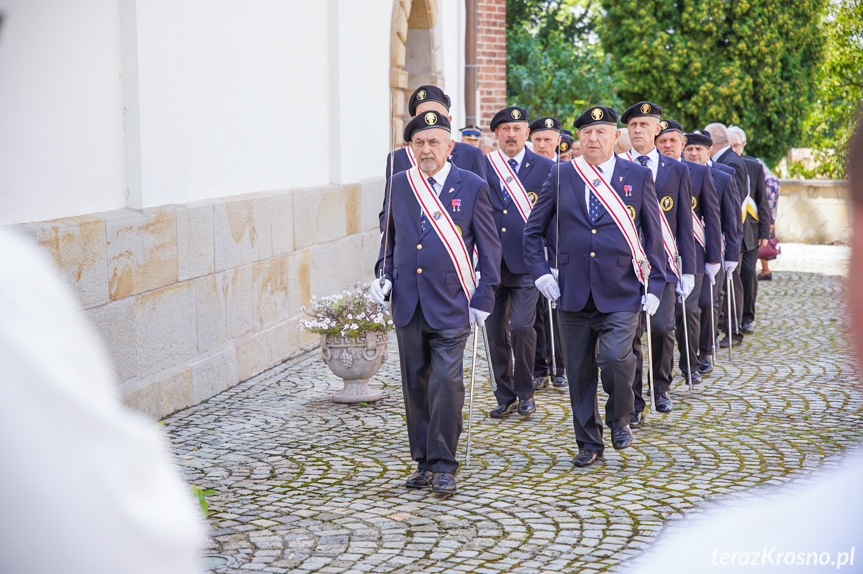 Odsłonięcie tablicy w Krośnie