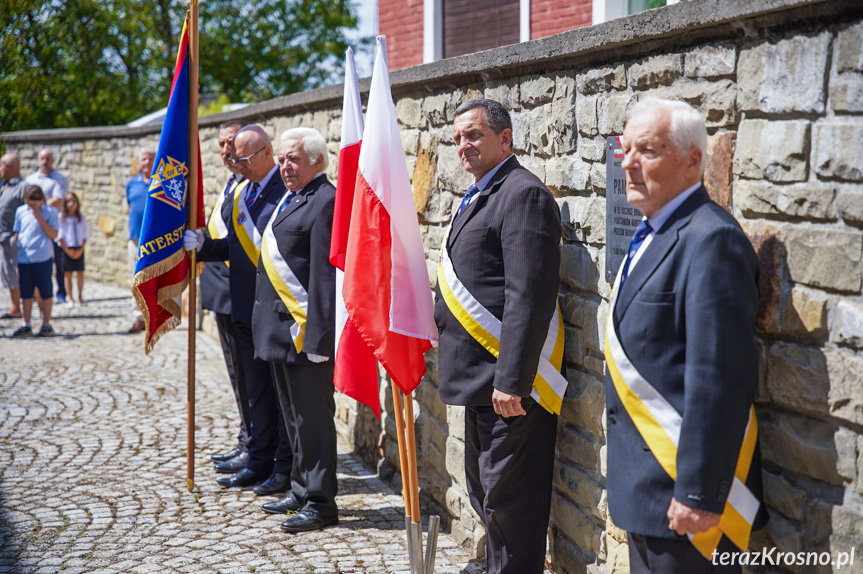 Odsłonięcie tablicy w Krośnie