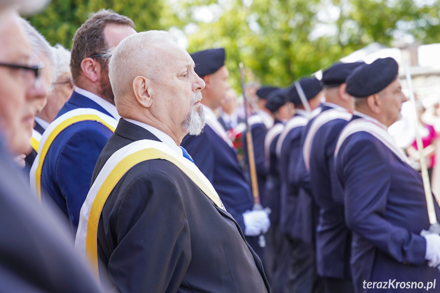 Odsłonięcie tablicy w Krośnie