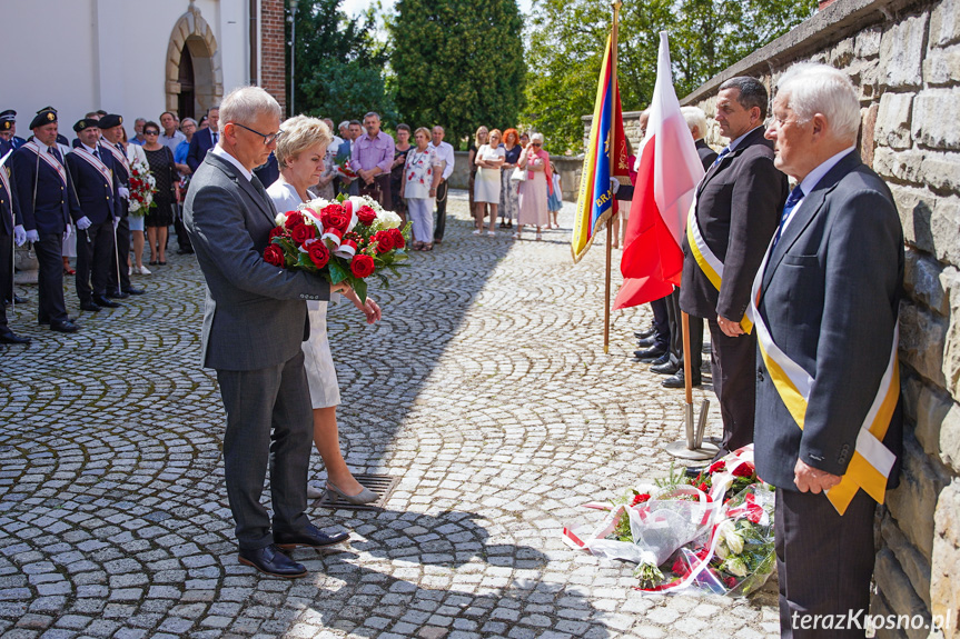 Odsłonięcie tablicy w Krośnie