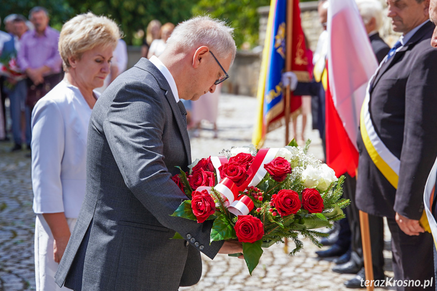 Odsłonięcie tablicy w Krośnie