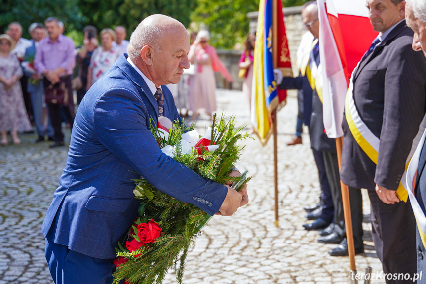 Odsłonięcie tablicy w Krośnie