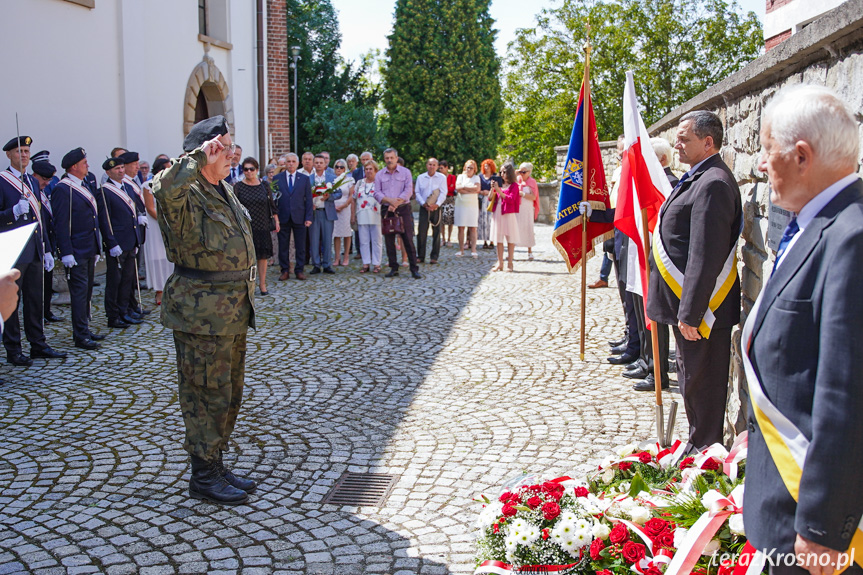 Odsłonięcie tablicy w Krośnie