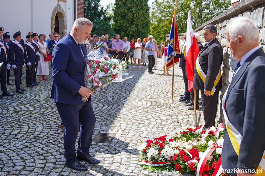 Odsłonięcie tablicy w Krośnie