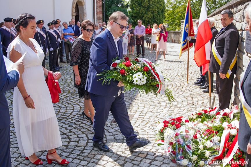 Odsłonięcie tablicy w Krośnie