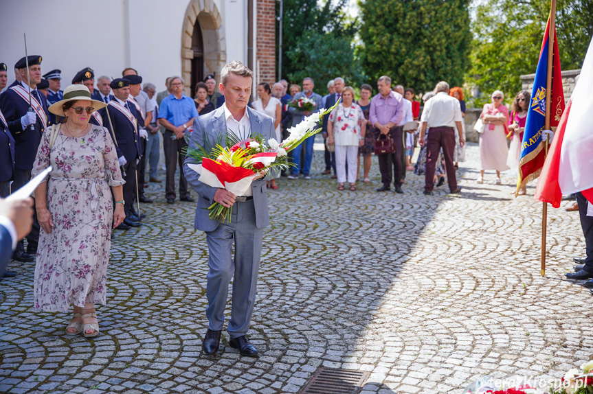 Odsłonięcie tablicy w Krośnie