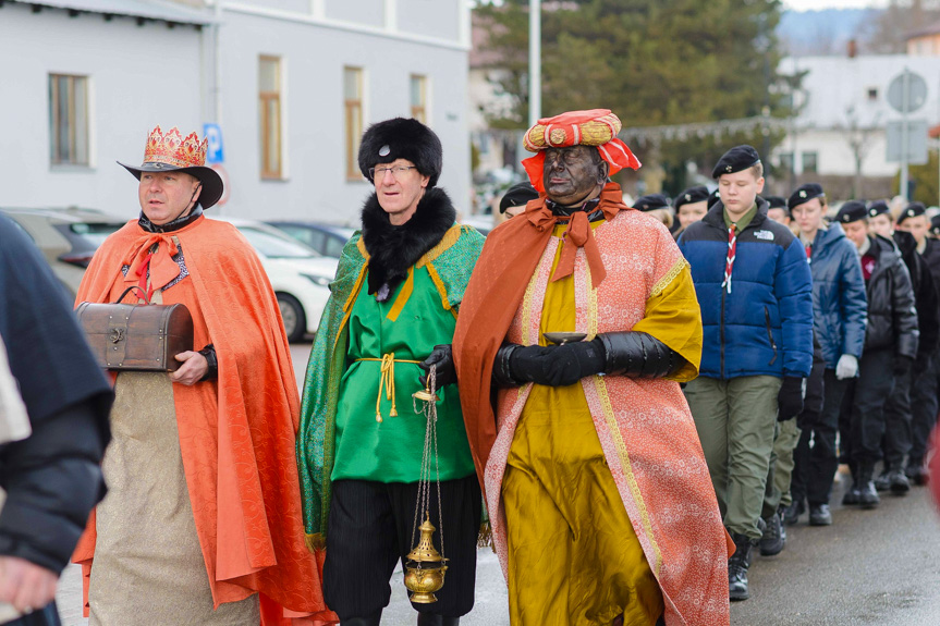 Orszak Trzech Króli w Korczynie