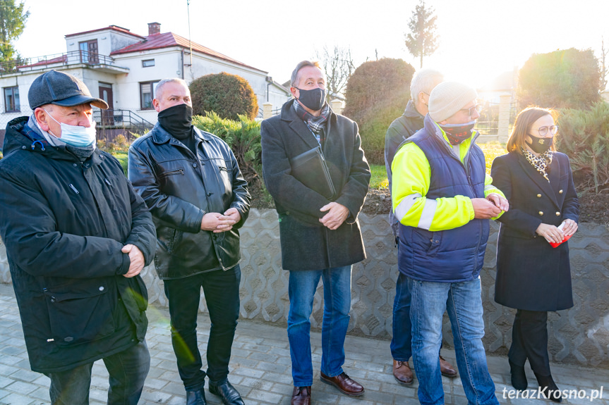 Otwarcie drogi po remoncie w Żeglcach