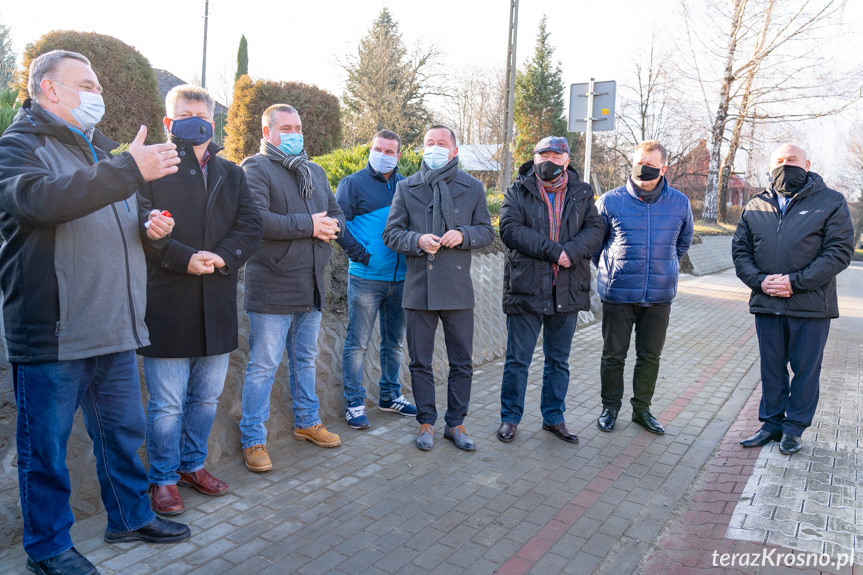 Otwarcie drogi po remoncie w Żeglcach