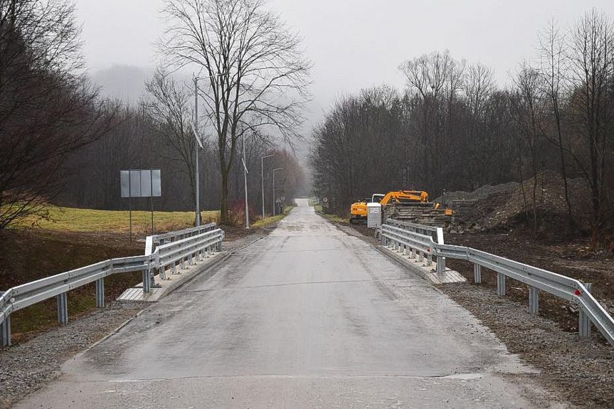 Otwarcie mostu w Bałuciance