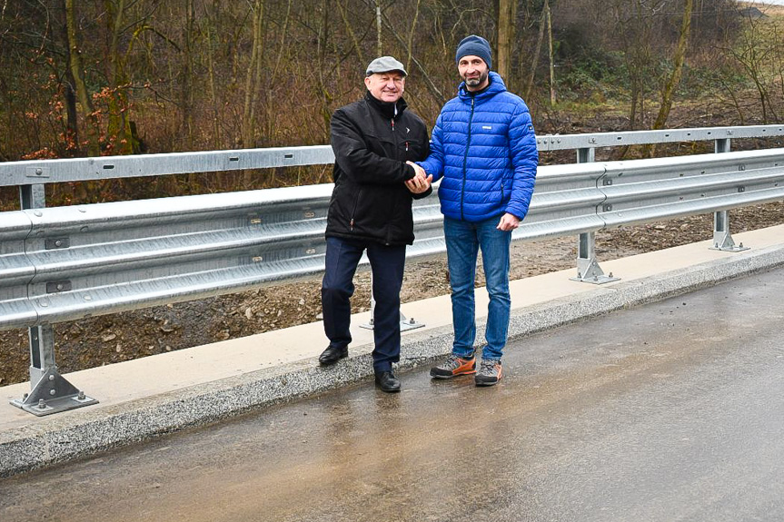 Otwarcie mostu w Bałuciance