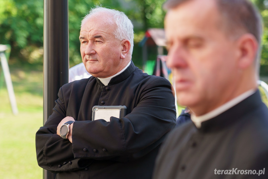 Otwarcie sali gimnastycznej w Łękach Strzyżowskich