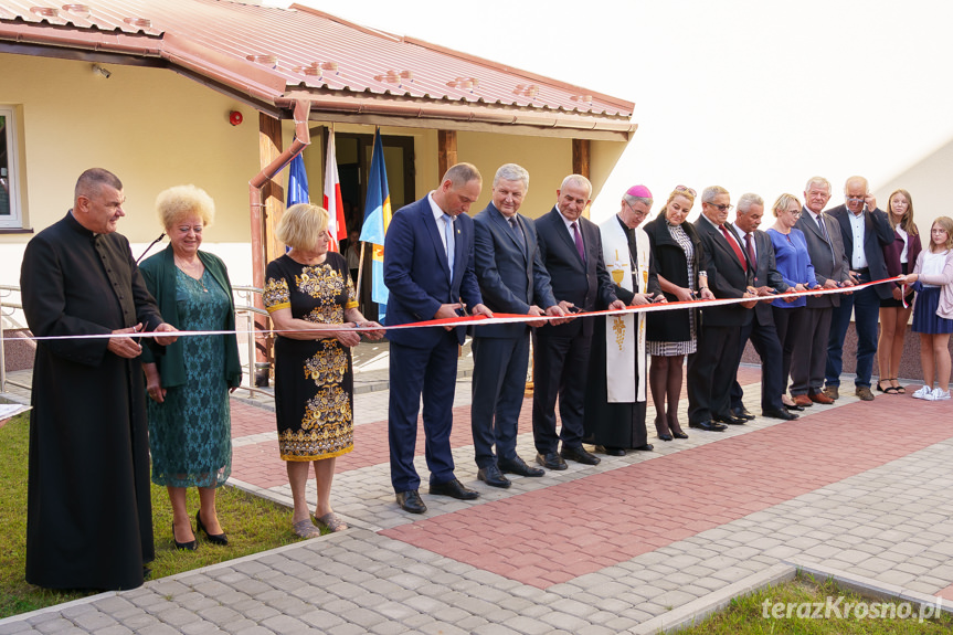 Otwarcie sali gimnastycznej w Łękach Strzyżowskich