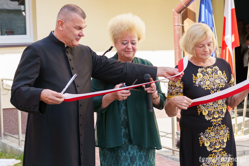 Otwarcie sali gimnastycznej w Łękach Strzyżowskich