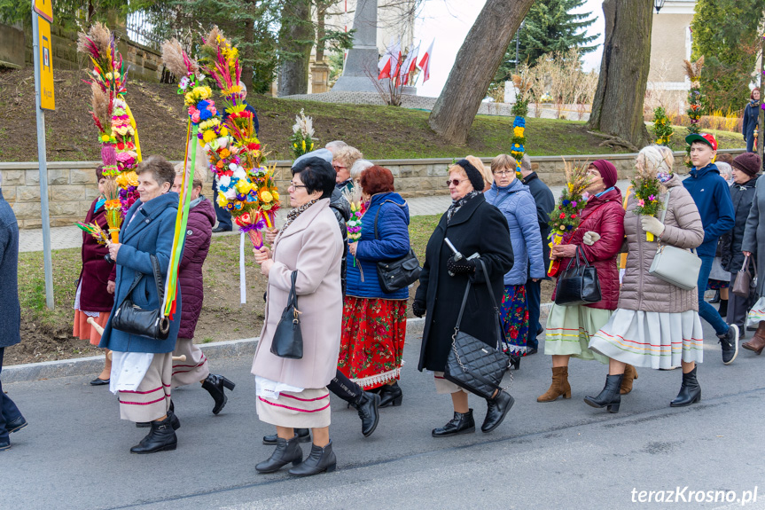 Parada palm wielkanocnych w Rymanowie