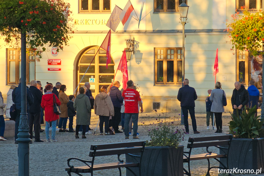 Pikieta w Krośnie