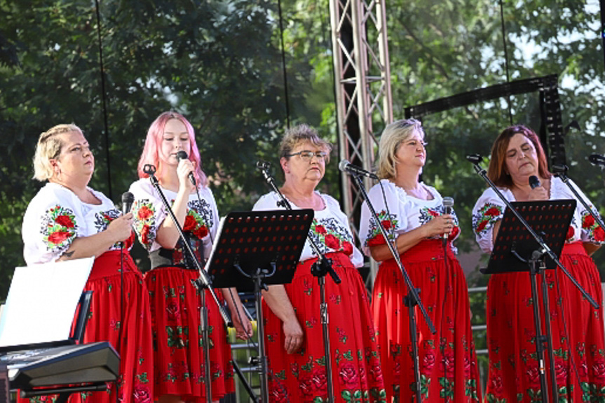 Piknik przy kościele w Jedliczu