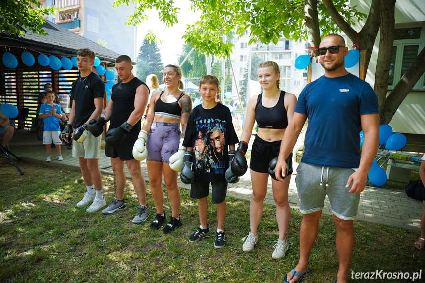 Piknik wakacyjny na Osiedlu Stefana Grota - Roweckiego w Krośnie